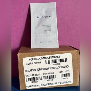 NORWEX COSMECEUTICALS SERUM SACHET 2ML.        (brand new) exp. 2/27